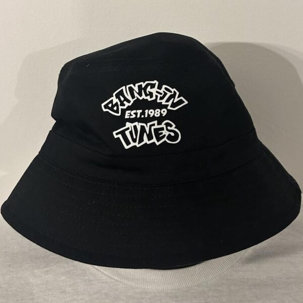 Bangin Tunes - Black Bucket Hat - White Logo