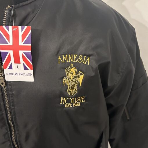 Amnesia House - Black Jacket Logo
