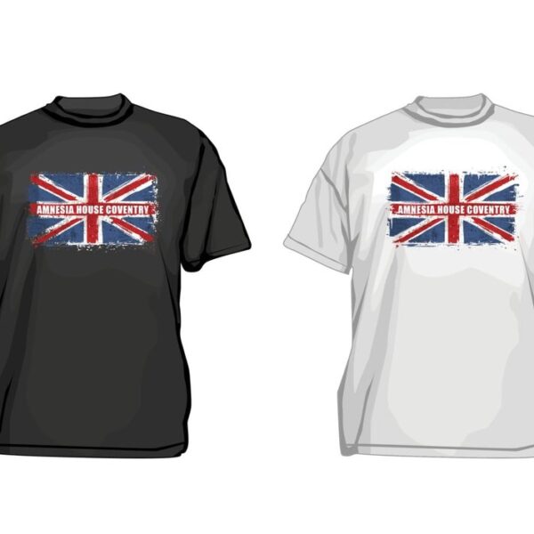 Amnesia House - Flag Logo - T-Shirt