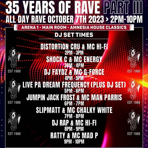 Amnesia House - 35 Years - Part 3 - Main Room - USB