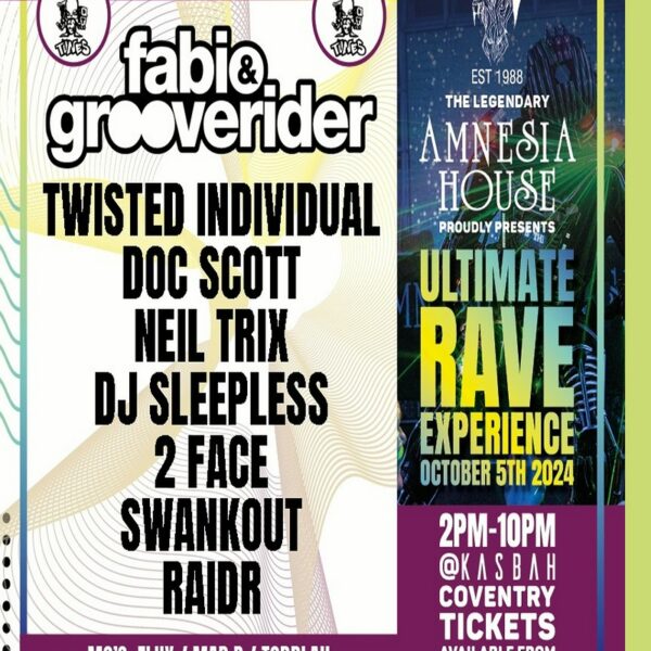 Amnesia House – Ultimate Rave Experience – Oct 2024 – Jungle / DNB Arena – CD Pack