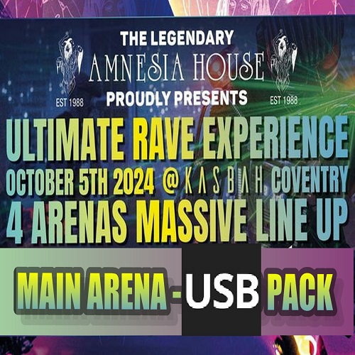 Amnesia House - Ultimate Rave Experience - Oct 2024 - Main Arena - USB