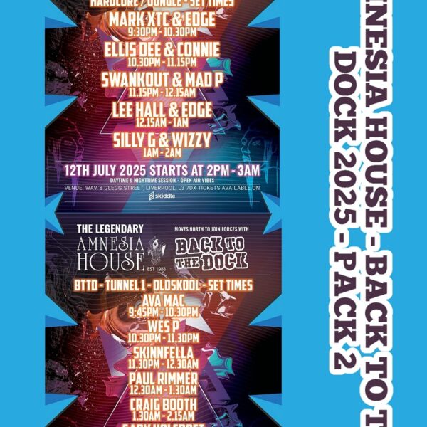 Amnesia House + Back To The Dock – 2025 – Pack 2 - CD Pack