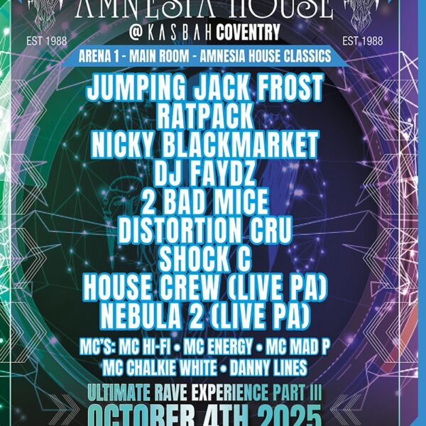 Amnesia House - Ultimate Rave Experience Part 3 - 2025 - Main Arena - CD Pack